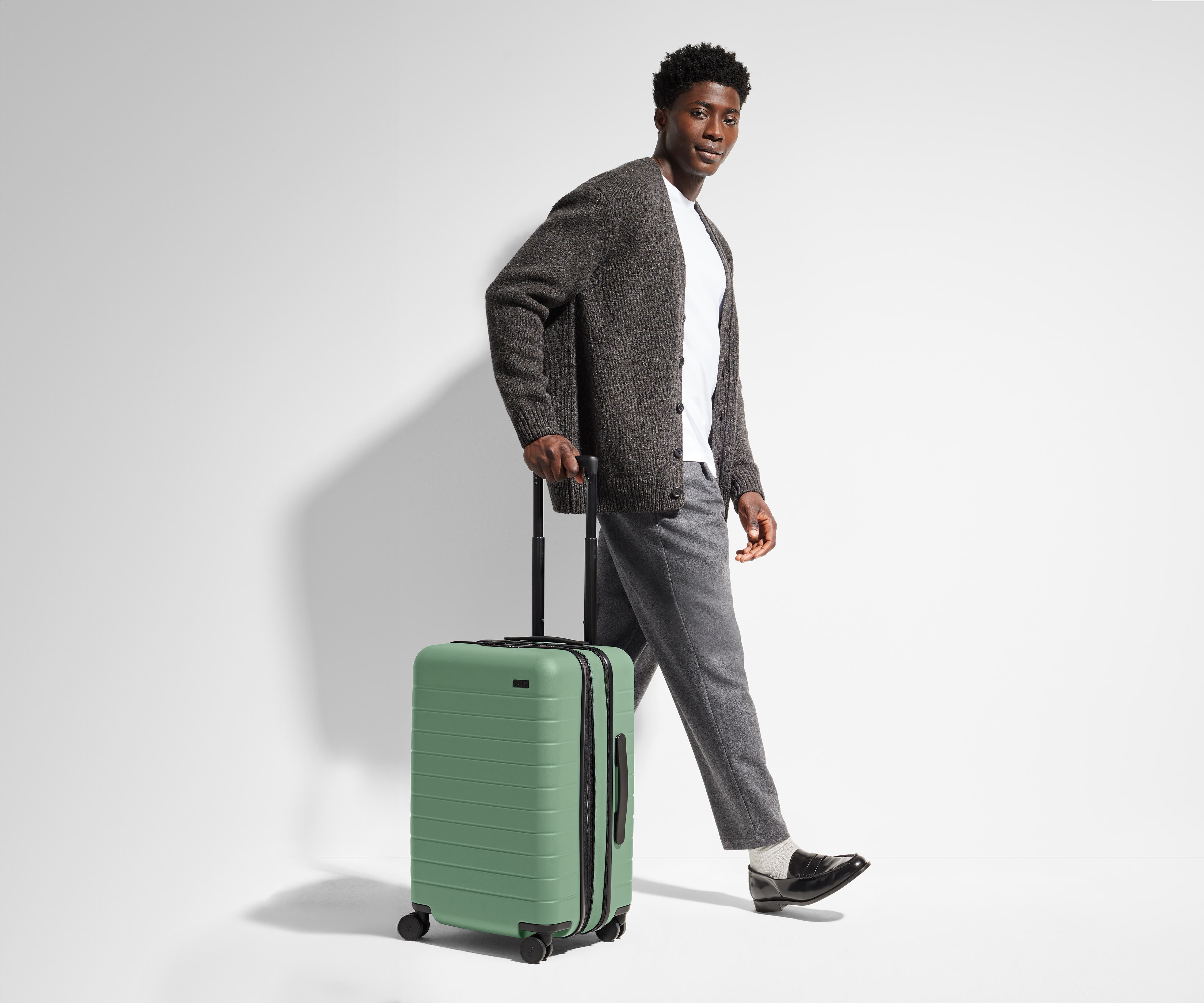The Bigger Carry-On Flex in Sea Green - Image 4