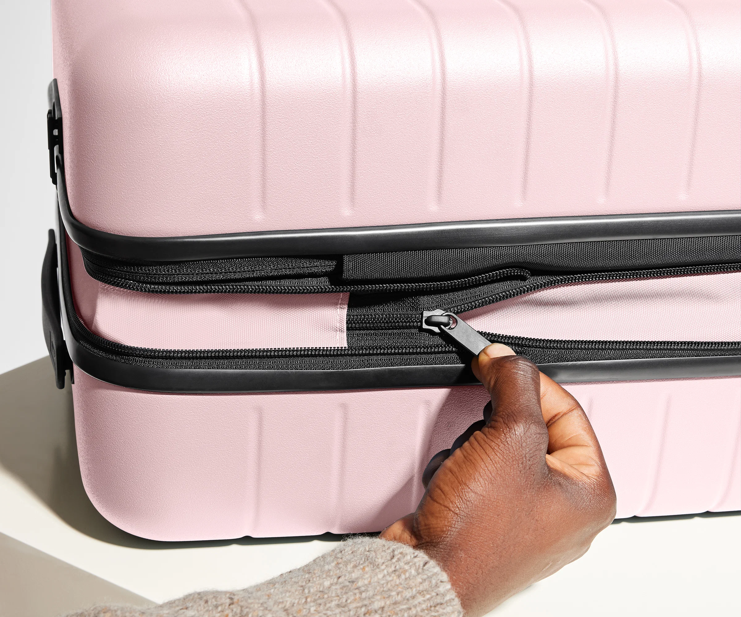 The Bigger Carry-On Flex in Blush Pink - Image 4
