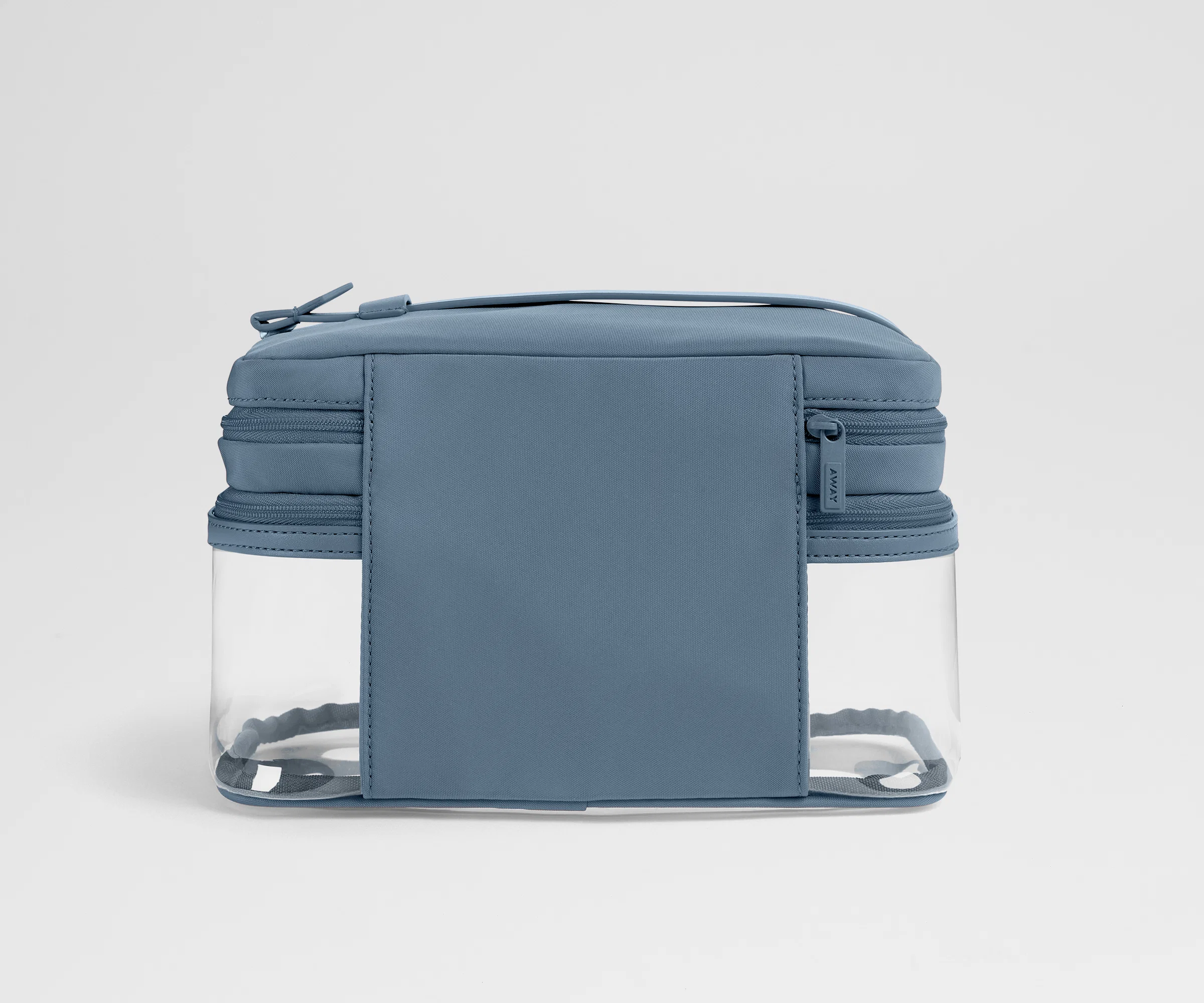 Clear Cosmetic Case in Coast Blue - Image 5