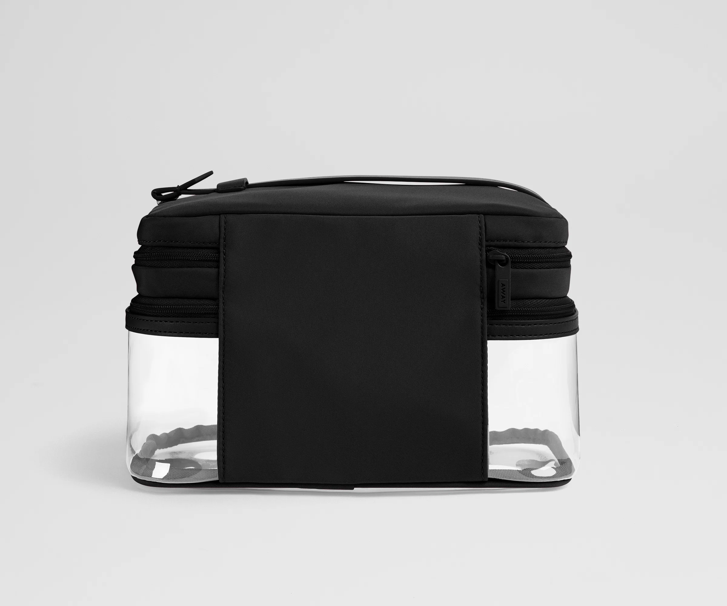 Clear Cosmetic Case in Jet Black - Image 5
