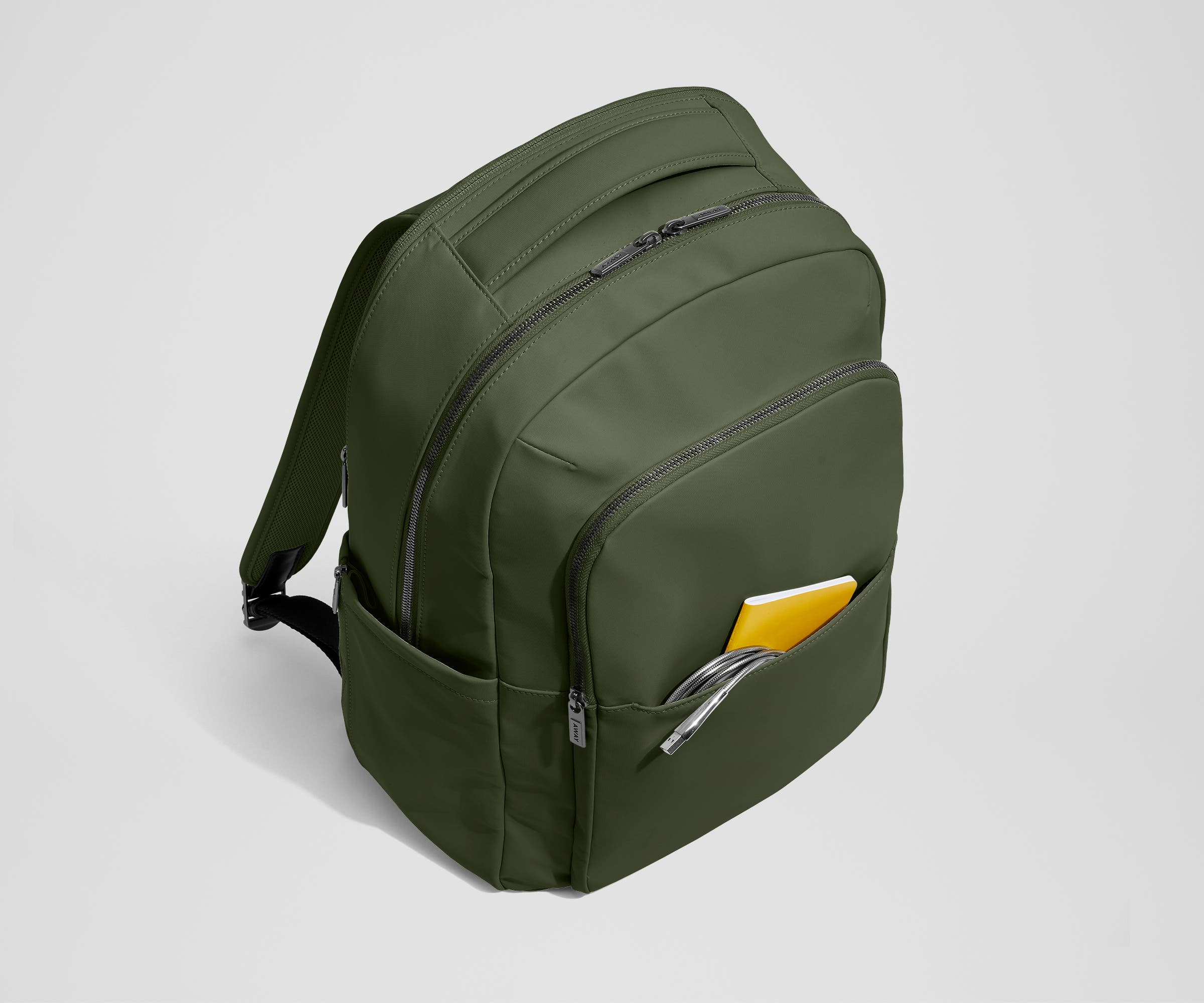 The Commuter Backpack in Olive Green - Image 3