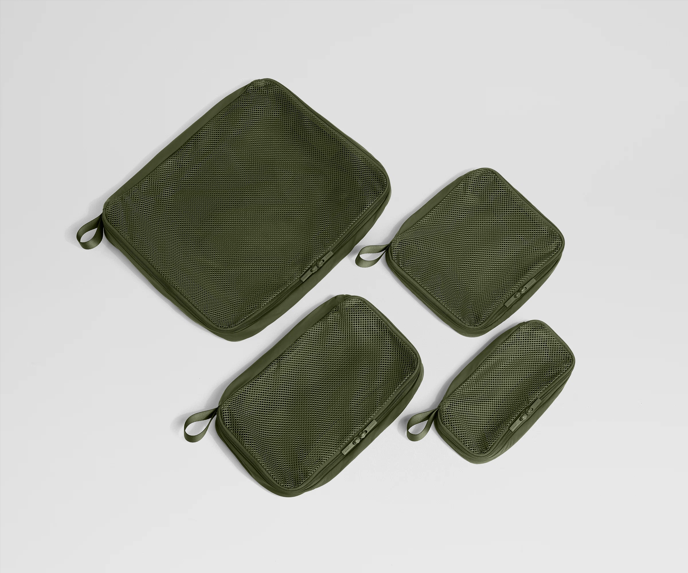Compression Packing Cubes in Olive Green - Image 4