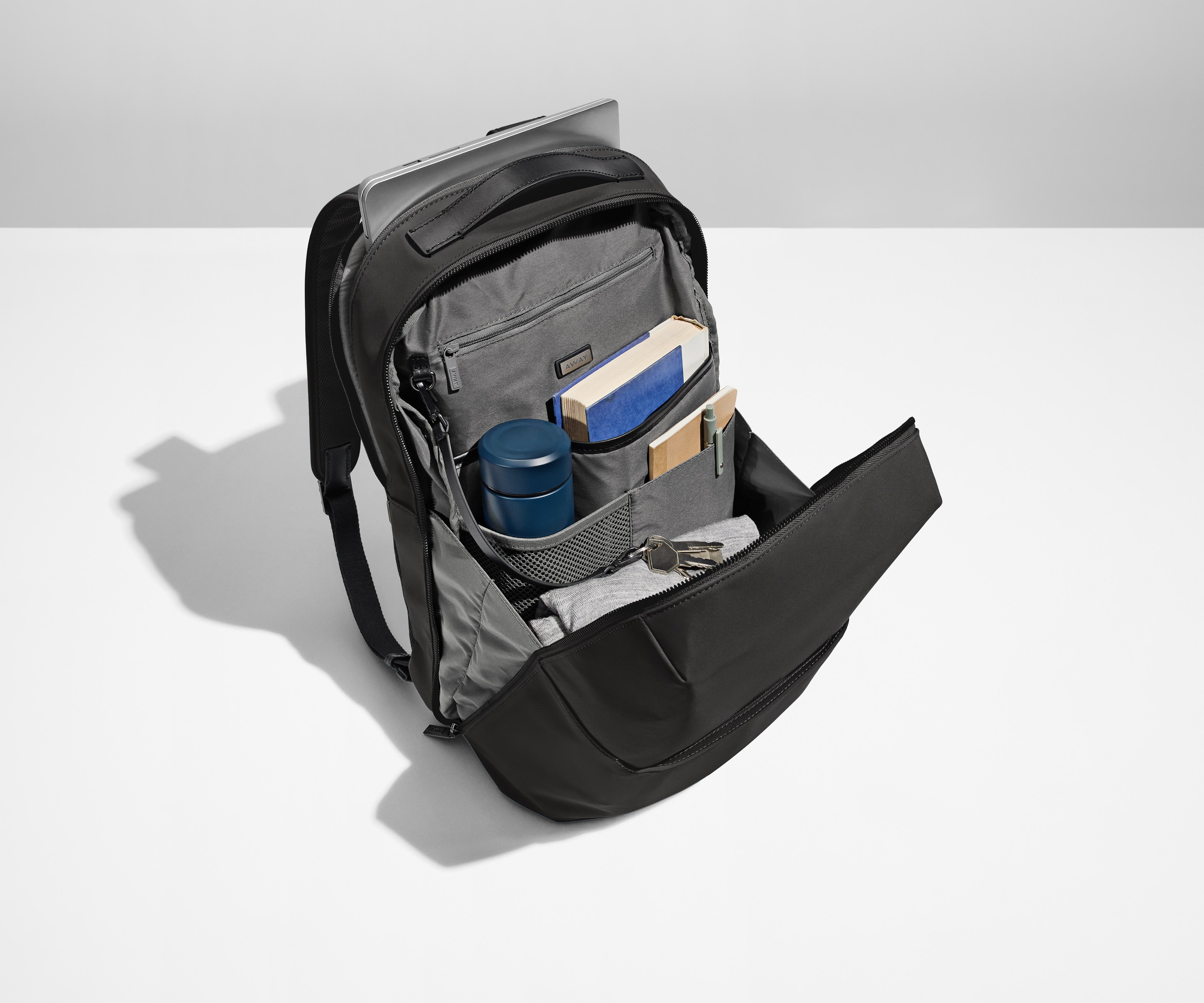 The Everywhere Zip Backpack in Jet Black - Image 3