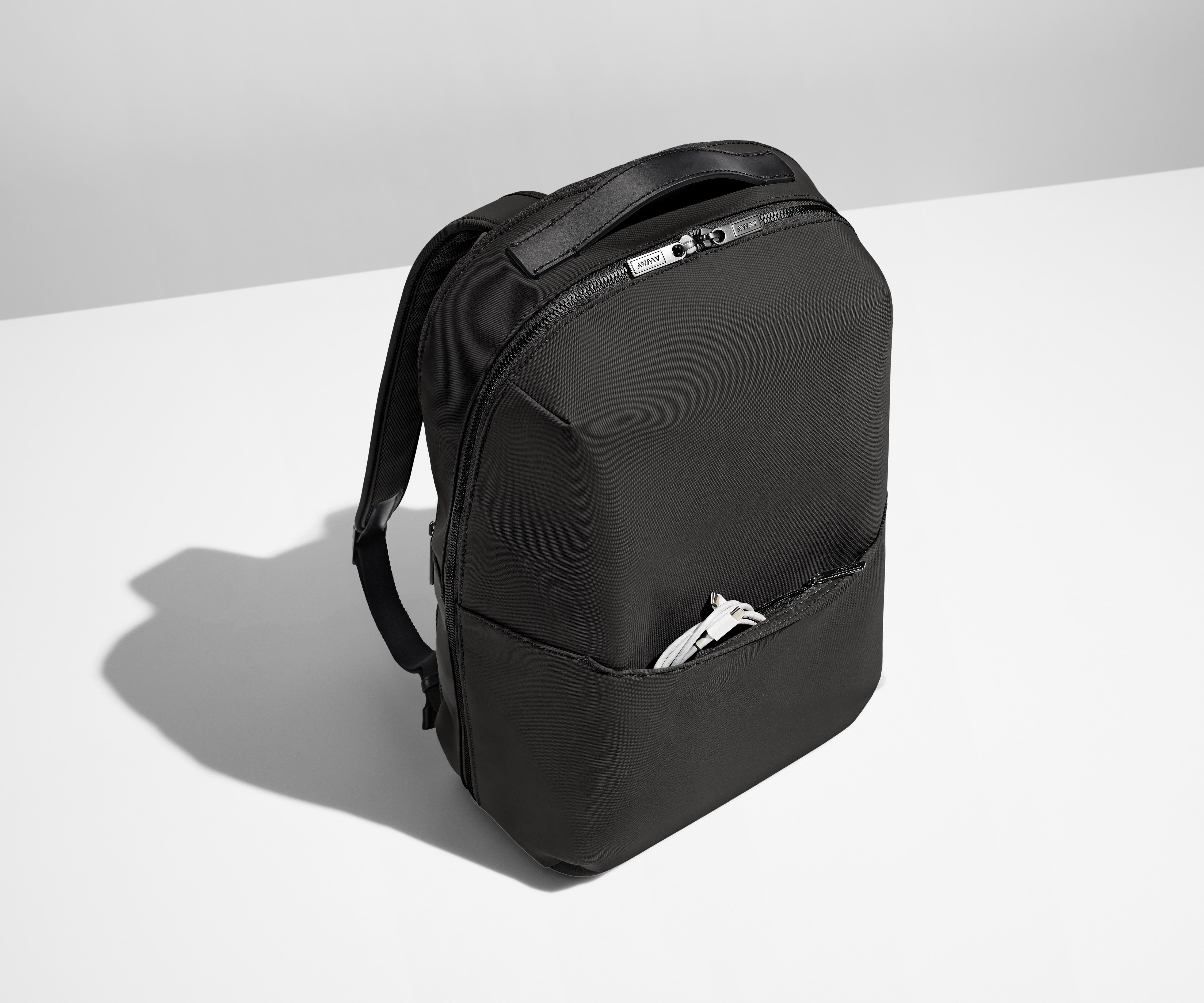 The Everywhere Zip Backpack in Jet Black - Image 4