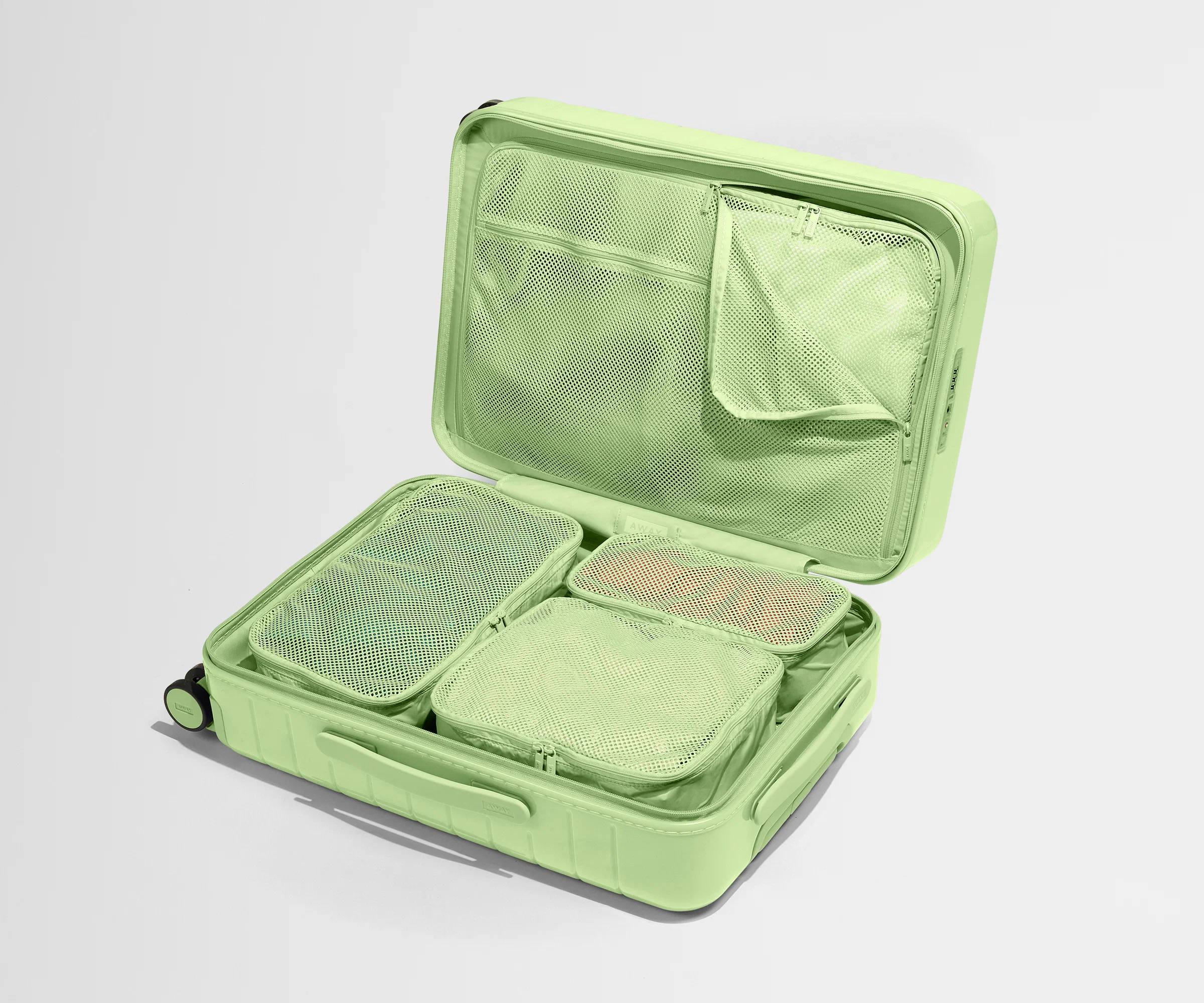 The Insider Packing Cubes in Matcha Milk Green - Image 3