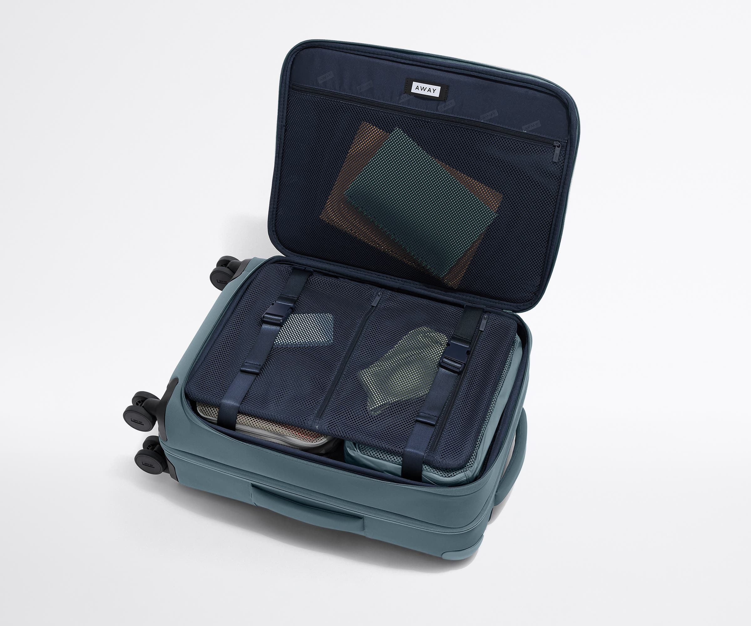 Softside Bigger Carry-On in Coast Blue - Image 5