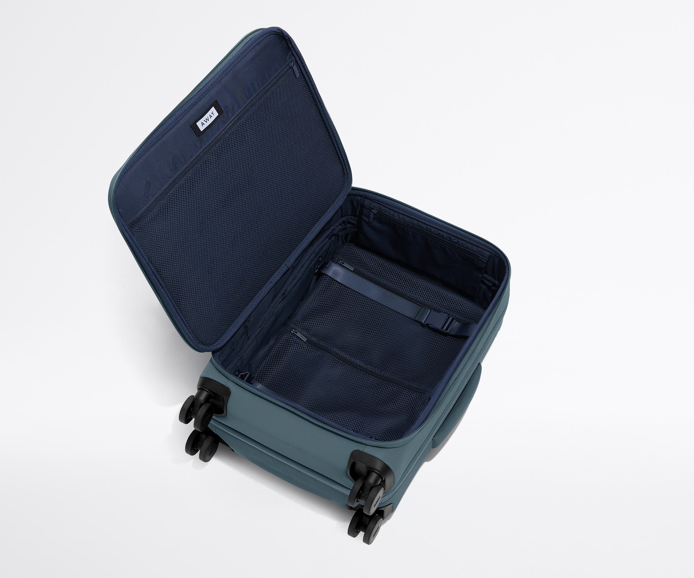 Softside Bigger Carry-On in Coast Blue - Image 8